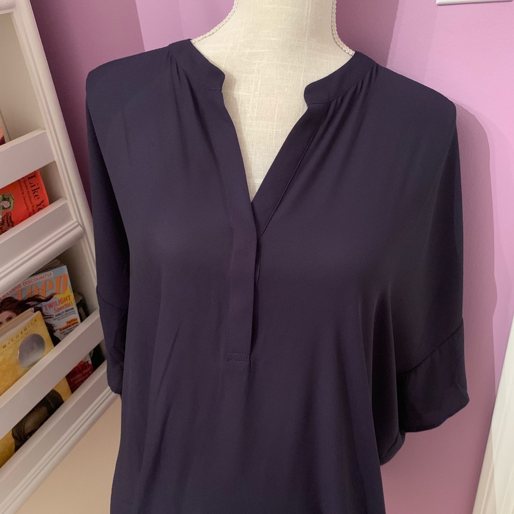 Navy ASTR blouse from Nordstrom | Large